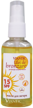 СОЛНЦЕЗАЩИТНОЕ МАСЛО ДЛЯ ЗАГАРА SPF 15, 50мл spray